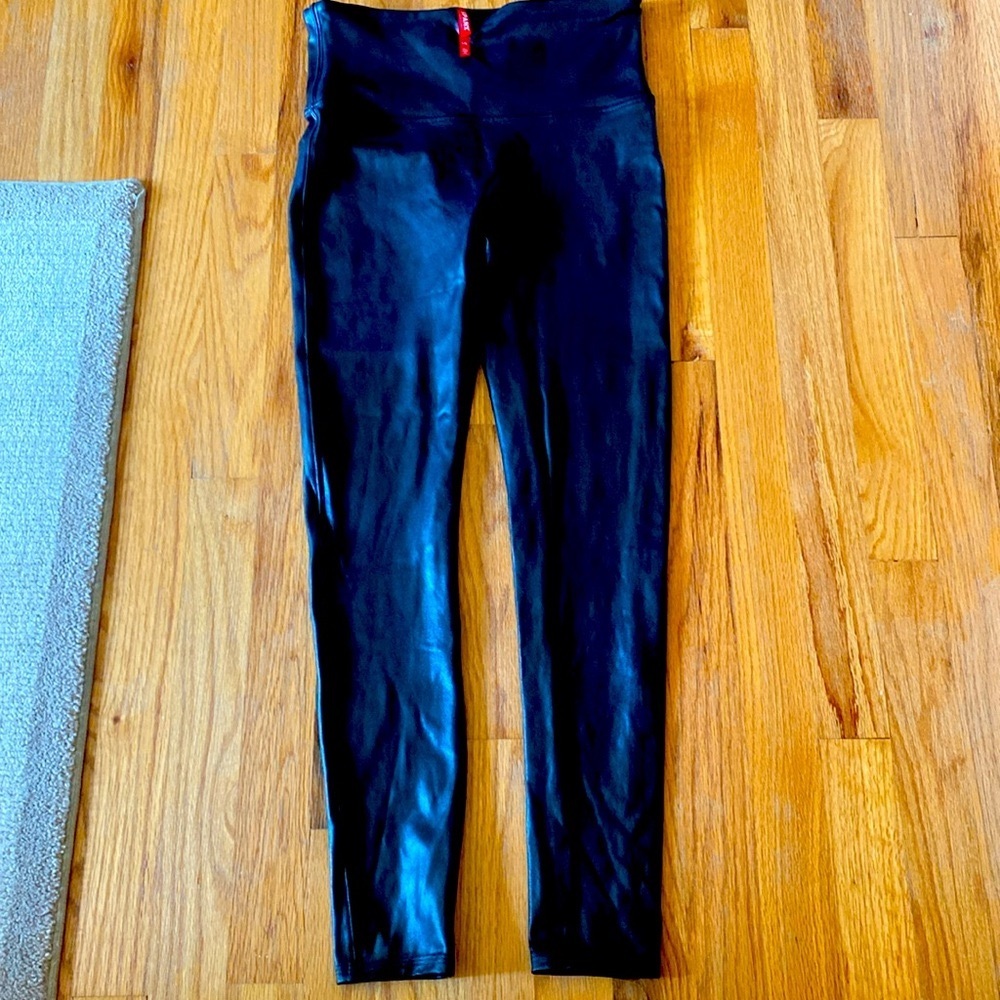 Spanks Faux Leather Leggings